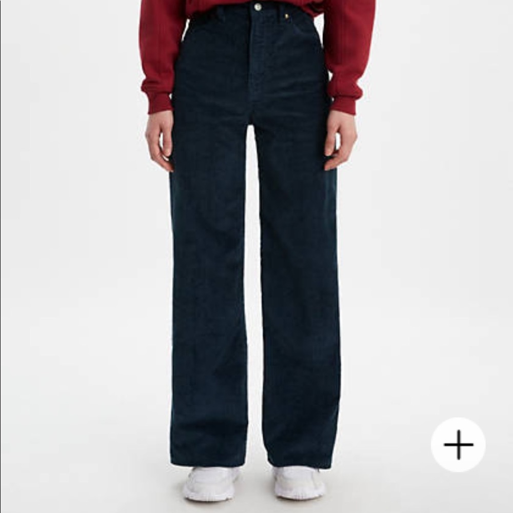 Levi’s Ribcage Wide Leg Corduroy Pants BRAND NEW